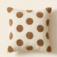 Housse de coussin à motif abstrait tufté couleur crème, coussin de canapé, coussin décoratif de salon style maison d'hôtes avec insert