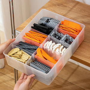 <span class=keywords><strong>กล่อง</strong></span>เก็บของเล่นพลาสติกบล็อกตัวต่อสำหรับเด็กกล่องเก็บของเล่น - Product Image 3