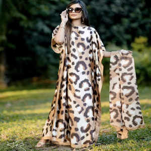 PROMISTAR春夏コレクションレディースポリエステル人工シルクリップブロケードビキニカバーアップビーチバケーションアフリカンドレス - Product Image 1