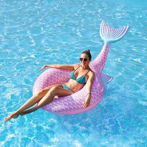 Queue de sirène gonflable en PVC pour adultes - Product Image 2