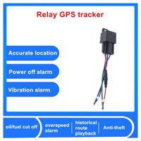 Traceur GPS de voiture, localisateur GSM, dispositif de suivi avec alarme de choc, coupure d'huile/essence, application gratuite, relais GPS