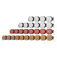 Sistema de Luces LED Antiniebla/Reflector 4x4 Todoterreno, Resistentes al Agua IP67, 24v, Conectables, para Camiones y Otros Vehículos