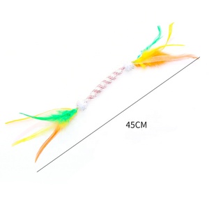 Piuma morbida molla tubo flessibile per interni animali domestici giocattoli interattivi e di movimento per gatti - Product Image 5