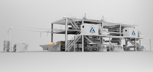 AL -- aolong SMS faisceau 1600mm Offre Spéciale PP Spunbond tissu de santé médical non tissé Machine non tissée - Product Image 2