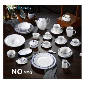 Savall HoReCa 32pc porcelain dinnerware set bone china dinnerware set porcelain tableware ceramic dinner set hotel restaurant