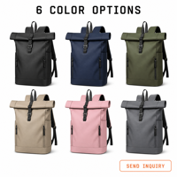 Sac à dos pour ordinateur portable en gros, faible MOQ, prix compétitif, polyester imperméable, 15,6 pouces, sac à dos de voyage d'affaires grande capacité, modèle d'essai