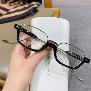 2023 Fashion <strong>Korean</strong> Style Women Men Custom Logo Hot Rectangle Sunglasses Small Frame Fashion Square Sunglasses - Product Image 3