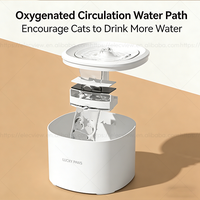Fontaine à eau électrique silencieuse Elecpet 3L pour chats, fontaine à eau haut de gamme pour animaux de compagnie avec personnalisation de marque, vente en gros