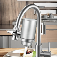 Filtre à eau au charbon actif A2789 à fixer sur robinet, purificateur d'eau domestique pour cuisine