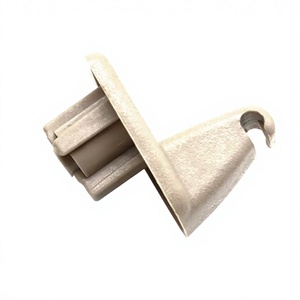 Ganchos para Visera Solar para Chrysler 1EJ51BD1AA 8564132, Plástico Nylon POMPP, Gris Beige, Accesorio para Auto - Product Image 5