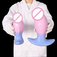 Nouveau Dildo en Silicone Façonné, Ultra-Doux, pour Utilisation Extérieure, Plug Anal, Jouet pour la Stimulation de la Caméra Postérieure, pour la Masturbation Masculine et Féminine, pour l'Épanouissement Adulte