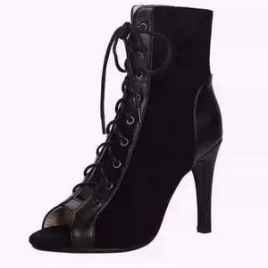 2026 nouveau KJ Top vente 9.5cm femmes bottes de <span class=keywords><strong>danse</strong></span> latine noir salle de bal <span class=keywords><strong>danse</strong></span> <span class=keywords><strong>Jazz</strong></span> moderne <span class=keywords><strong>danse</strong></span> chaussures de fête - Product Image 6
