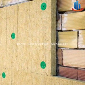 Panneau <span class=keywords><strong>isolant</strong></span> en laine de roche antimicrobienne à faible teneur en chlore 100kg 120kg/m³ 50mm 75mm pour panneau sandwich de salle blanche et laboratoire pharmaceutique - Product Image 2