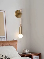 Applique murale LED rétro de luxe en acier inoxydable, luminaire décoratif d'intérieur pour salle à manger, couloir, chambre, villa, salon, hôtel