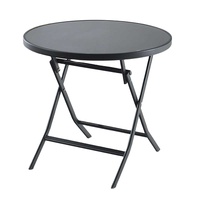 Table pliante en verre trempé de cuisine de haute qualité pour la maison moderne