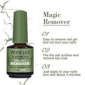 FOUR LILY 15ml Dissolvant de <span class=keywords><strong>Gel</strong></span> UV pour Ongles, Dissolvant de Vernis à Ongles en <span class=keywords><strong>Gel</strong></span>, Dissolvant Magique Rapide pour <span class=keywords><strong>Gel</strong></span> d'Extension d'Ongles - Product Image 4