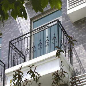 Escaleras Prefabricadas de Madera para Casa con Barandilla de Hierro Forjado / <span class=keywords><strong>Balaustrada</strong></span> de Aluminio - Product Image 6