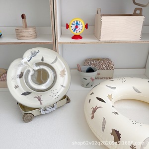 Baby Dinosaur Neck Ring For 0-12 Months Swimming Ring Cute Animal Pattern PVC Material Child Water Toy - Product Image 3