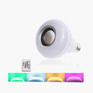 <span class=keywords><strong>Ampoule</strong></span> LED de haut-parleur bluetooth, 6 couleurs différentes, 7W RGB, lampe intelligente colorée - Product Image 3