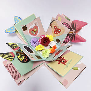 Robotime — boîte florale surprise avec bouton doré, coffret cadeau <span class=keywords><strong>chocolat</strong></span> pour la <span class=keywords><strong>saint</strong></span>-<span class=keywords><strong>valentin</strong></span>, personnalisable, nouveau, <span class=keywords><strong>2022</strong></span> - Product Image 4