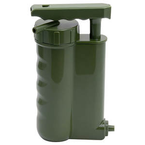 Filtre à eau portable à pompe manuelle, filtre de survie à 5 étapes, pour situations d'urgence et de survie en extérieur, camping, randonnée - Product Image 5