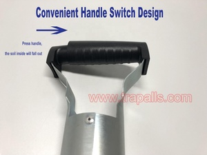 Semi di trapianto per interni esterni con dispositivo di rilascio automatico tulipano bulbo fioriera in metallo Corm trapiantatore - Product Image 4