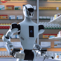 Robot Guía Comercial Humanoide Móvil con IA, Servicio de Motor Core, 1 Año de Garantía para el Proceso Completo de Recepción del Cliente y Entrega del Producto