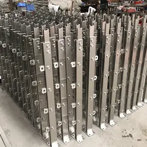 UNIK Garde-corps de balcon moderne en acier inoxydable pour extérieur et intérieur, avec poteaux de balustrade pour appartement, garantie à vie - Product Image 1