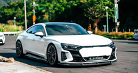 Kit carrosserie en fibre de carbone pour Audi E-tron GT, comprenant lèvre avant, diffuseur, spoiler et jupes latérales style F, accessoires automobiles