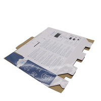 Boîte cadeau en carton personnalisée avec poignée en plastique, boîte en carton ondulé pour appareil photo