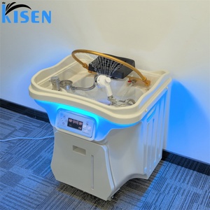 KISEN Fauteuil de lavage moderne pour salon de coiffure, lavabo mobile pour le lavage des cheveux, bac à shampooing portable pour salon de coiffure et institut de beauté - Product Image 2