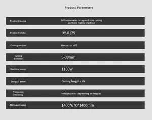 Xfx hoàn toàn tự động ống thổi cao su PVC nhiệt co ngót Máy cắt ống với bánh có động cơ cho ống nhựa 220V 300W - Product Image 5