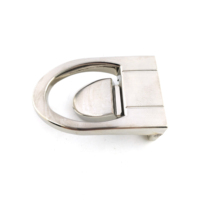 Accessoires de ceinture, plaque de ceinture en alliage de zinc personnalisée, logo en relief, boucle en cuir décontractée pour homme
