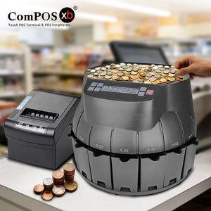 ComPOSxb Compteuse <span class=keywords><strong>de</strong></span> monnaie à auto-examen SE9000 : Compte et trie les pièces mixtes avec <span class=keywords><strong>la</strong></span> machine <span class=keywords><strong>de</strong></span> tri automatique des pièces - Product Image 2