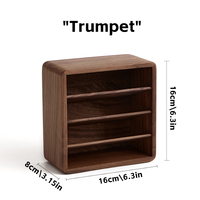 Boîte de rangement élégante, durable, moderne, en bois, portable, multifonctionnelle, finition brillante, pour rouge à lèvres, pinceaux de maquillage, organiseur pour la coiffeuse