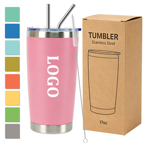 Food Grade 304 Stainless Steel Car Water <b>Bottle</b> Vacuum Insulated Tumbler 20oz Portable Thermal Cup for Vehicle - Product Image 3