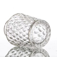 Diffuseur bouteille en verre diffuseur de parfum d'intérieur diffuseur de roseau vide bouteille de diffuseur en verre transparent bouteilles d'arôme en nid d'abeille vente en gros