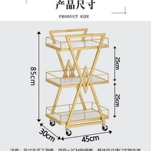 Wholesale Barber Mirror Beauty Pedicure and Manicure Nail Salon Spa <b>Trolley</b> Cart - Product Image 5