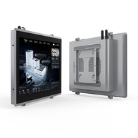 Monitor de Pantalla Táctil Multipunto con Marco Abierto y Carcasa Metálica Industrial de 15.6, 17 y 18.5 Pulgadas, Nuevo, con Ventilador, Precio de Fábrica