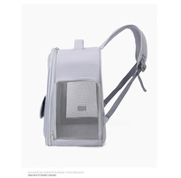 Sac à dos de transport pour animaux de compagnie en tissu Oxford respirant, pliable, transparent, grande capacité, portable, pour chats et chiens, pour l'extérieur
