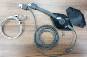 สายเคเบิลป้องกันการโจรกรรมและฝาครอบสำหรับ <span class=keywords><strong>Chromecast</strong></span> - Product Image 6
