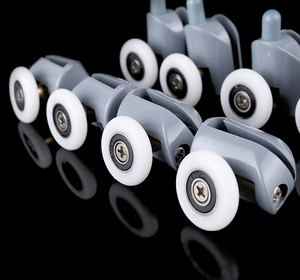 Accessoires de cabine de douche Rouleau de porte de douche à petit rouleau simple Roue de quincaillerie de porte de douche coulissante - Product Image 2