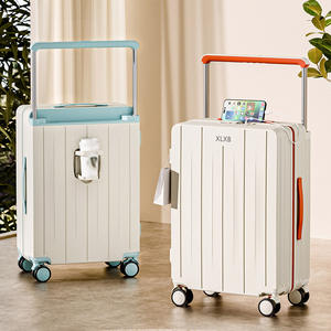 Maleta con Ruedas y Asa Telescópica de 20-26 Pulgadas, con Cierre de Cremallera PET+PE, para Hombre y Mujer, con Carga USB - Product Image 5