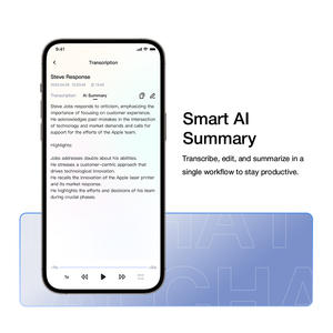 2025 CES Award Smart AI Voice Recorder WiFi/BLE 5,3 70H Talk & 2000H Tiempo de espera integrado con ChatGPT - Product Image 5