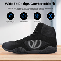 Chaussures de boxe haut de gamme professionnelles légères et bon marché les plus populaires de lutte personnalisées en usine pour hommes