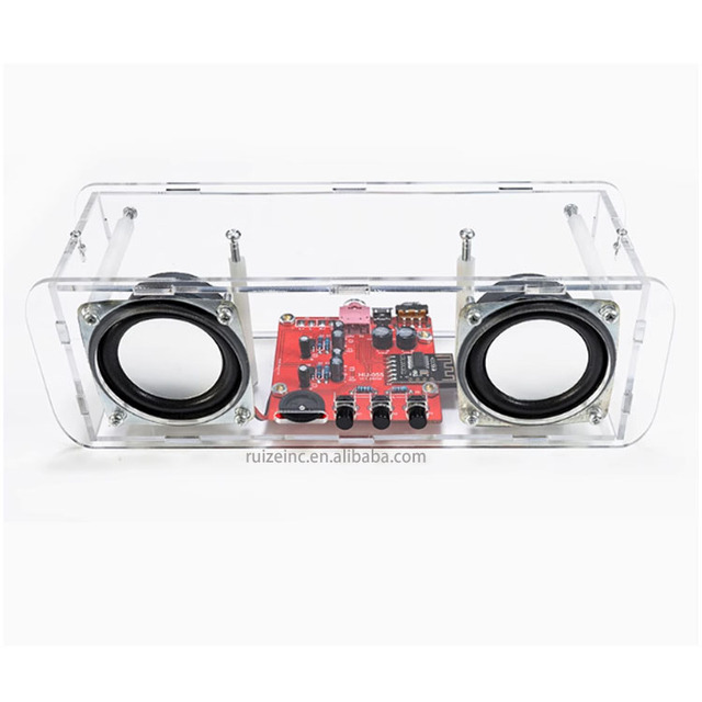 BT Speaker DIY Kit USB Mini Home Stereo Sound Amplifier Electronic Modules and Kits for Soldering Practice
