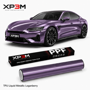 ฟิล์มหุ้มรถยนต์ XP3M Liquid Metallic Loganberry Liquid Metal Gloss TPU สี PPF ความหนา 7.5 มิล ซ่อมแซมตัวเองได้ ป้องกันรอยขีดข่วน ป้องกันการเหลือง - Product Image 1