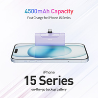 Meilleure vente 4500mAh PD 20W chargeur portable à charge rapide mini banque d'alimentation de poche avec prise arrière pour téléphone intelligent universel