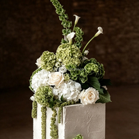 Décorations de boules de fleurs artificielles de luxe en soie, roses et hortensias verts et blancs, légers, faits à la main, réalistes, en gros