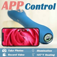APP-gesteuerter Endoskop-Vibrator, Endoskopischer Vagina-Anus-Masturbator, Visuelles Sexspielzeug, G-Punkt-Heizdildo-Vibrator mit Kamera